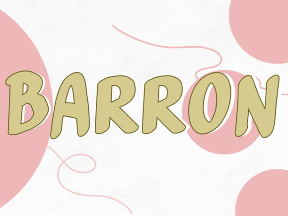Barron: A Friendly Handwritten Font for Authentic Branding