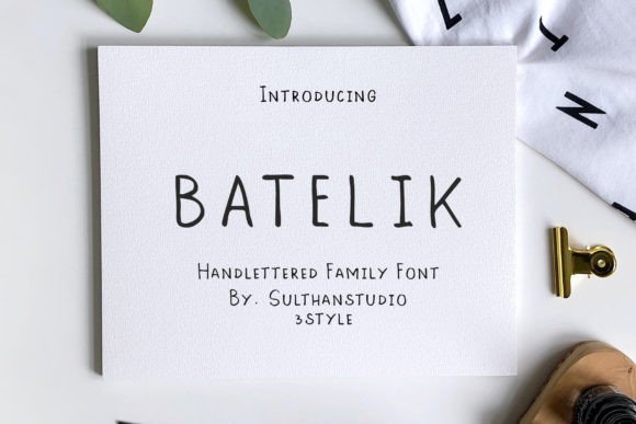 Bringing Your Creative Vision to Life with the Batelik Font