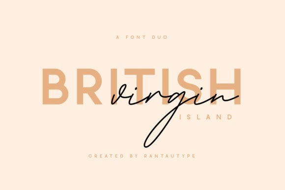 British Virgin: A Script Font Built for Expressive Branding