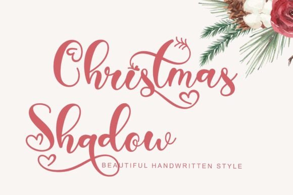 Christmas Shadow: The Elegant Font That Lifts Your Campaign Message