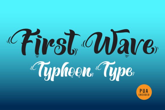 First Wave: A Handwritten Script Font for the Creative Maker