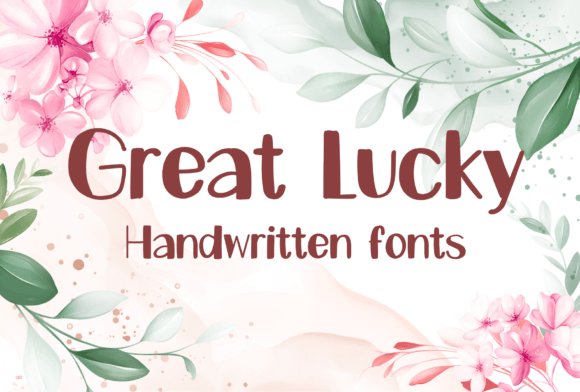 Great Lucky: A Display Font for Editorial Mood & Content Identity