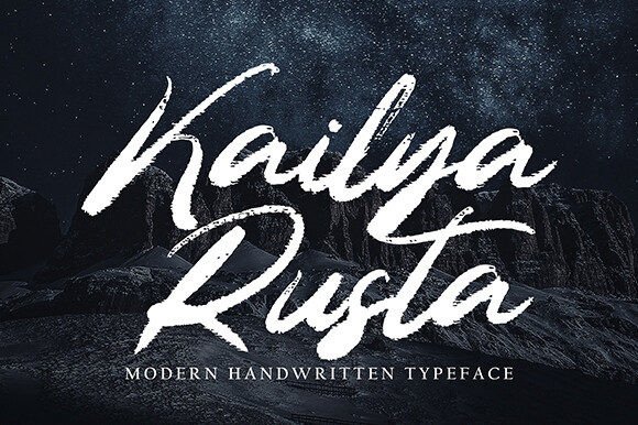 Kailya Rusta: The Script Font that Captures Audience Attention