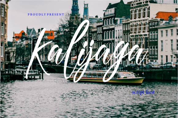 Kalijaga: A Modern Script Font That Builds Your Brand's Personality