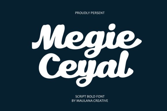 Megie Ceyal: A Bold Script Font for Modern Brand Identity