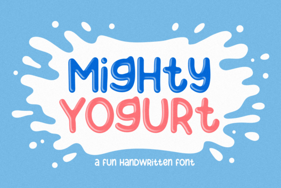 Mighty Yogurt: A Delicate Handwritten Font for Online Elegance