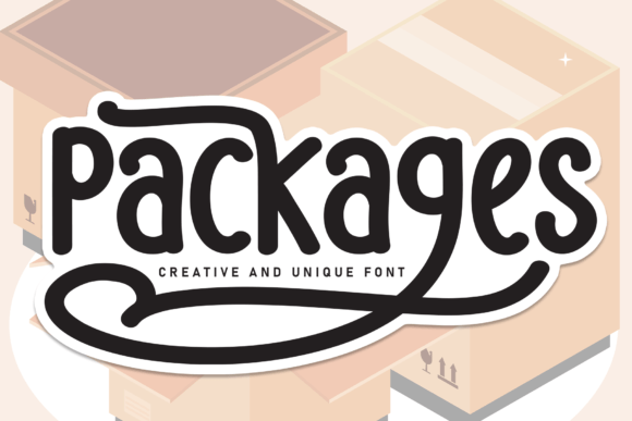 Packages: A Friendly Script Font for Brand Personality