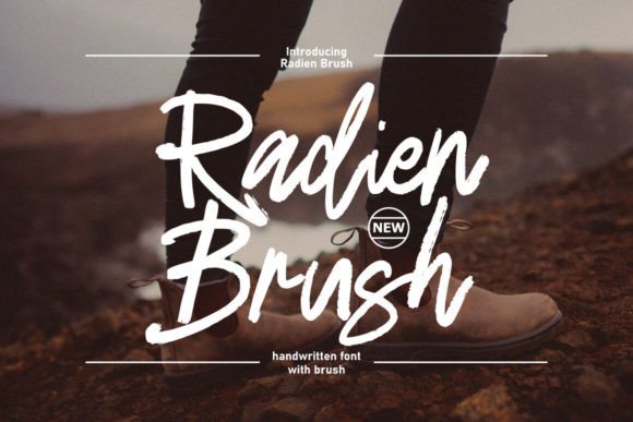 Radien Brush Typeface: A Distinctive Script Font for Digital Design