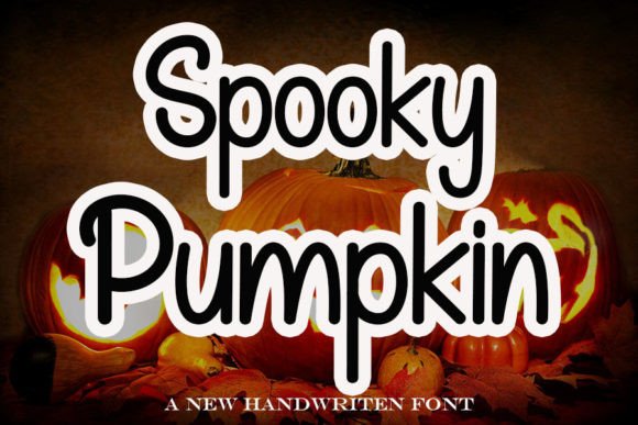 Spooky Pumpkin: A Handwritten Font for Creative Digital Design