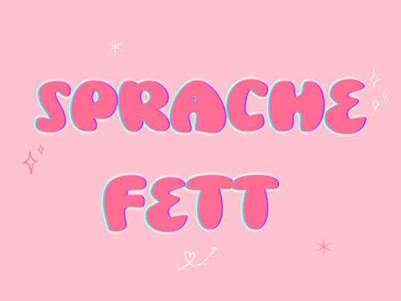 Sprache Fett: The Friendly Handwritten Font for Editorial Warmth