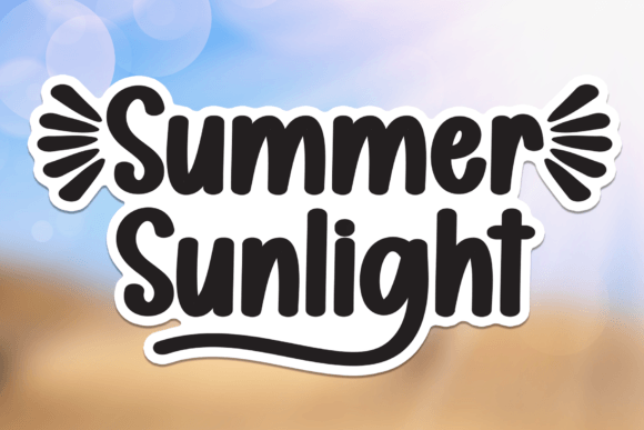 Summer Sunlight: The Warm Script Font for Marketing