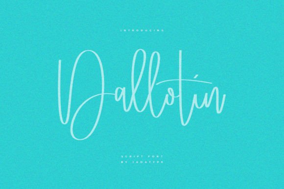 Using the Dallotin Script Font for Elegant Digital Designs