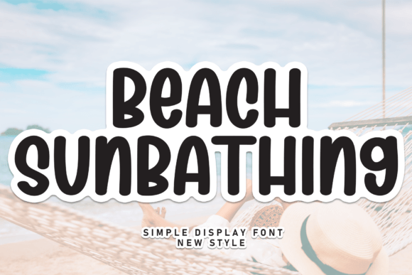 Why Beach Sunbathing Is a Perfect Editorial Font