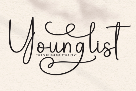 Younglist Font: An Enchanting Handwritten Font for Craft Projects